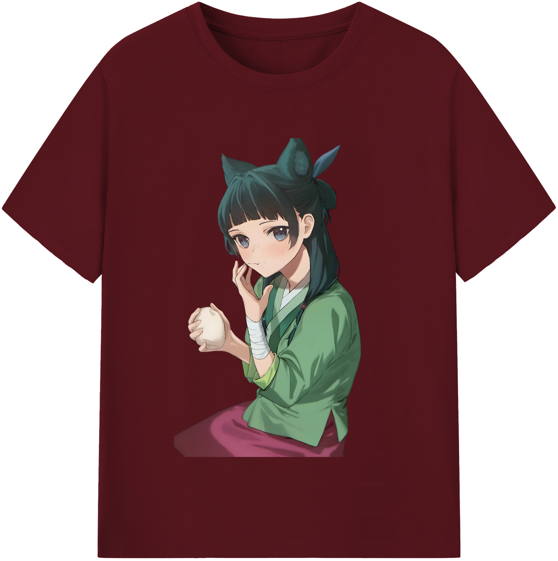 （画像用） 薬屋のひとりごと The Apothecary Diaries 綿100％半袖Tシャツ（フロントプリント）